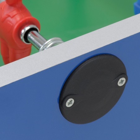 Baby foot Barres téléscopiques et pieds pliables Master Pro Bleu