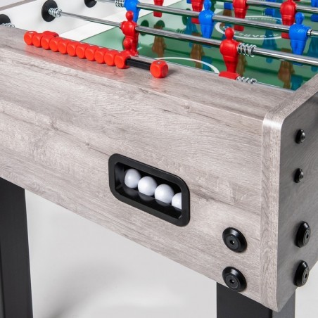 Baby foot Barres téléscopiques GARLANDO G-500 Gris Chêne