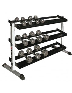 Support haltères 3 étagères...