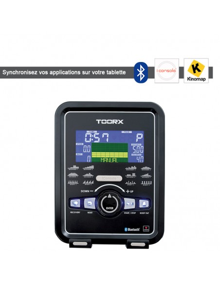 Vélo d'appartement semi-allongé TOORX Chrono Line BRX-R300ERGO